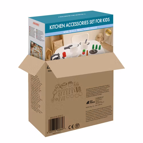 32-delade kastruller för barn, kökstillbehör, köksset som present