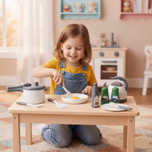 32-delade kastruller för barn, kökstillbehör, köksset som present