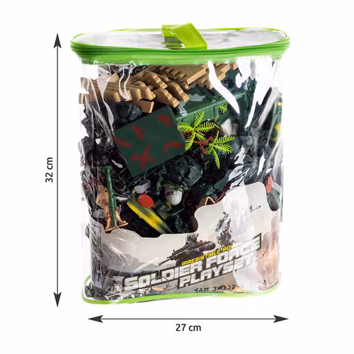 Militärbas, Leksaksoldater för barn -upp till 300 element