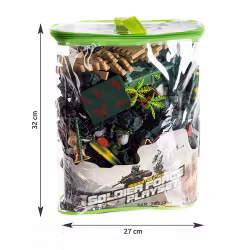 Militärbas, Leksaksoldater för barn -upp till 300 element