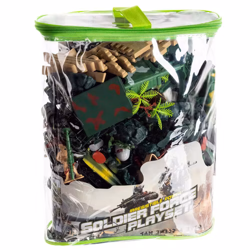 Militärbas, Leksaksoldater för barn -upp till 300 element