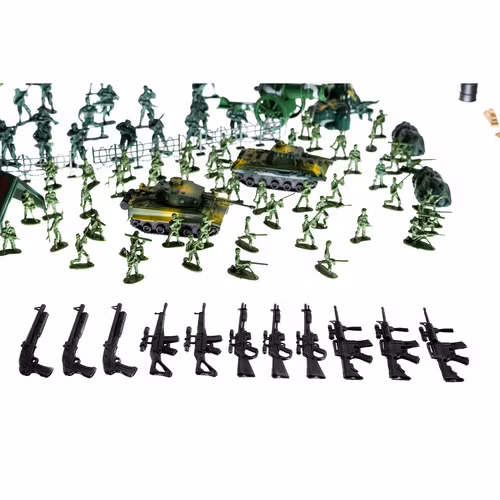 Militärbas, Leksaksoldater för barn -upp till 300 element