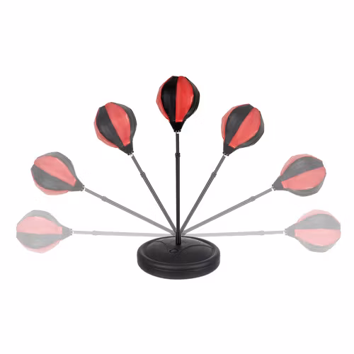 Barnboxningsset, boxningssäck, boxboll och boxhandskar + 3-i-1-pump