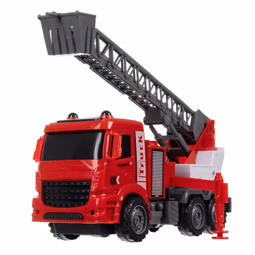 Brandbil för barn, brandkår, stort set med 6 brandbilar för små räddningsentusiaster 6 i 1