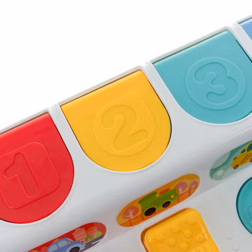 Pedagogisk leksak med popup-fordon, hoppande POPUP-bilar, interaktiva 4-i-1-fordon