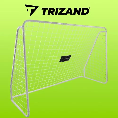 Metalfodboldmål med snigskyttedug - 240x170cm