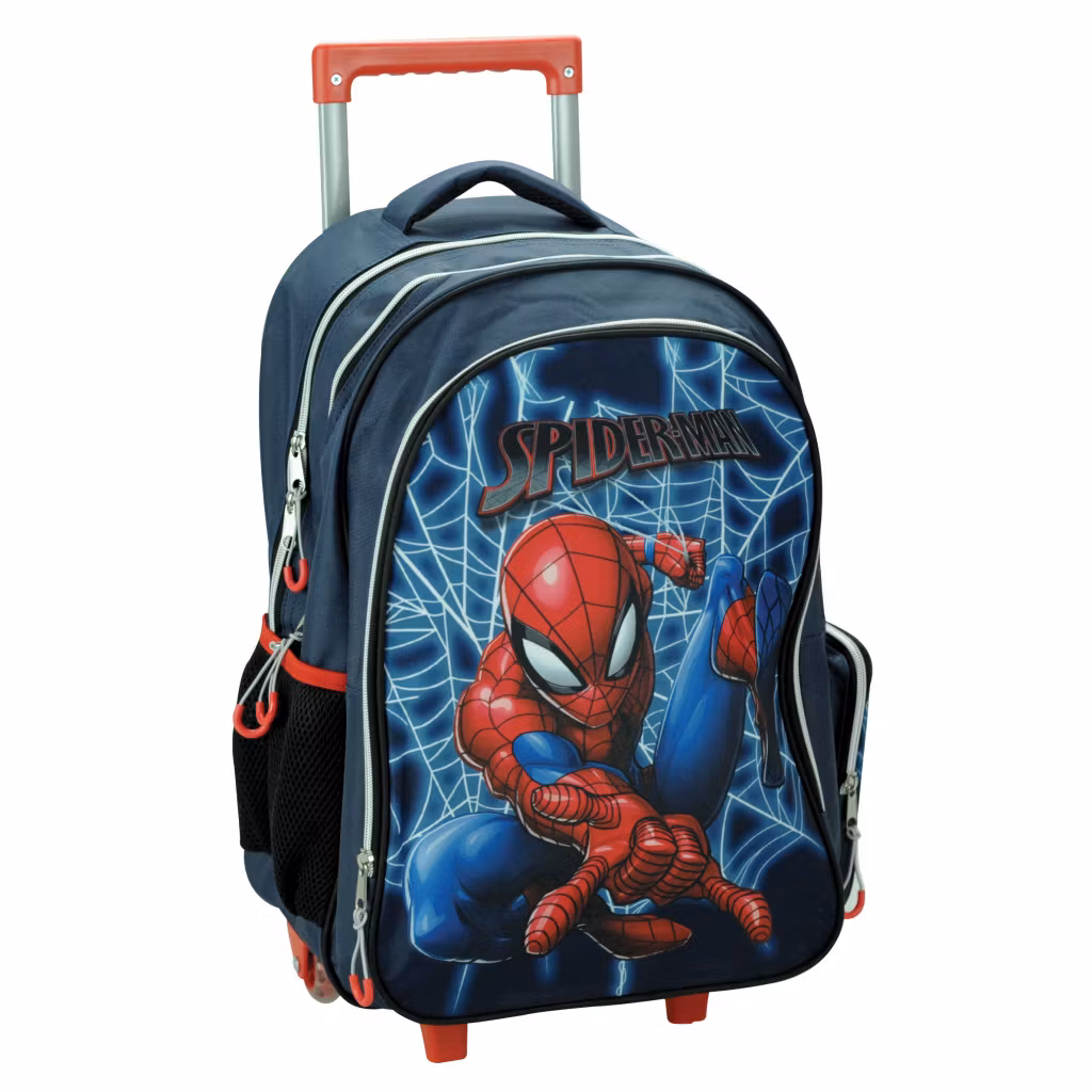 Skolväska för barn - Spiderman Frame rullande, väska 46 cm