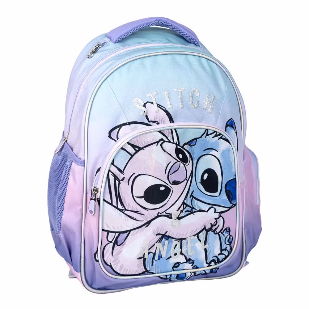 Disney Lilo and Stitch skolväska med ängel, väska 42 cm