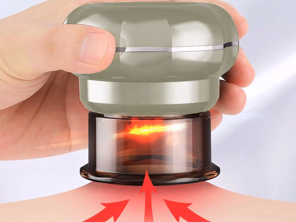 Kinesisk koppningsvakuummassageapparat med 12 sugeffektnivåer