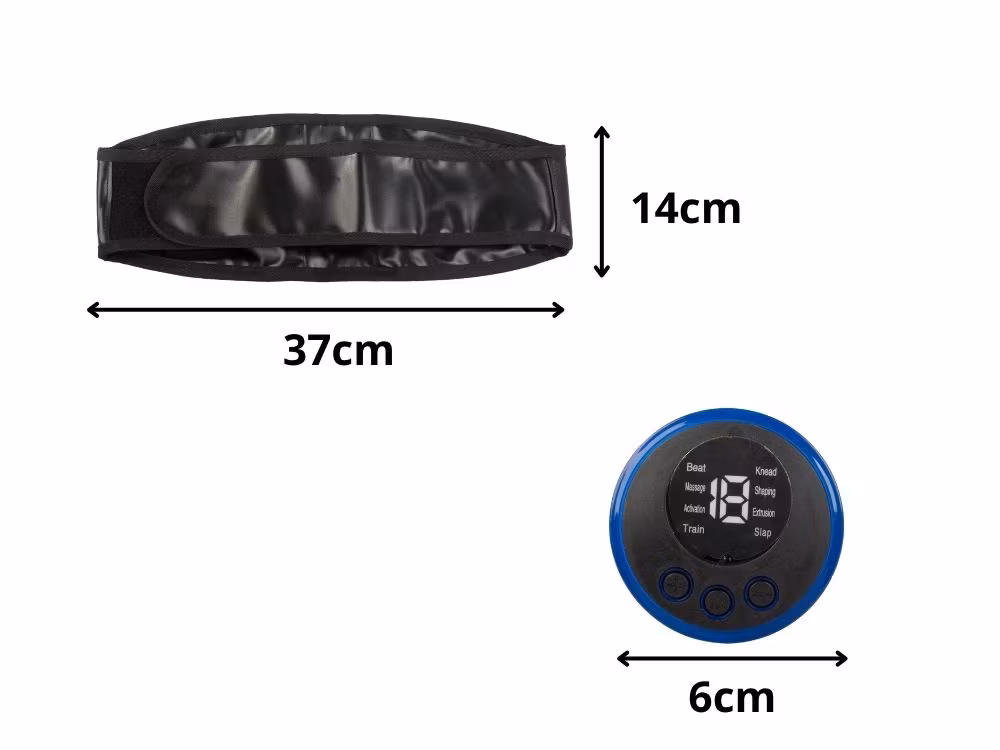 Elektrostimulator för magmuskler, ems-träningsbälte, magmassagelägen