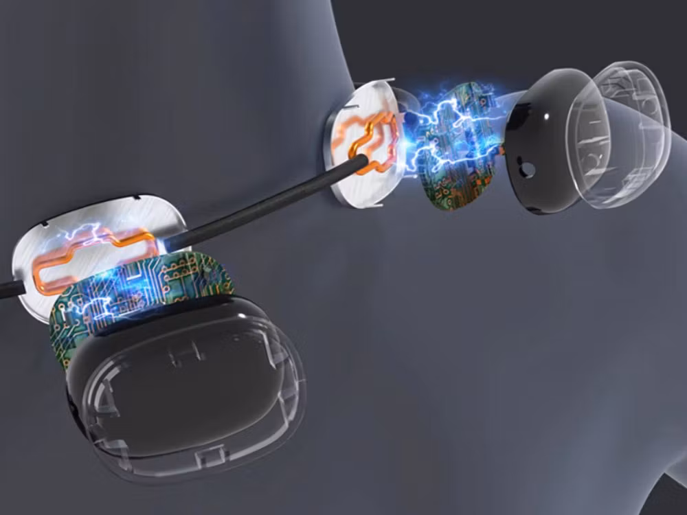 Elektrostimulator Nackmassageapparat USB – 15 intensitetsnivåer & 4 värmelägen EMS