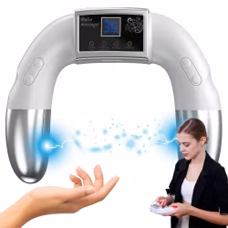 Handmassageapparat EMS Elektrostimulator – Pulsterapi mot spänningar, smärta & stress