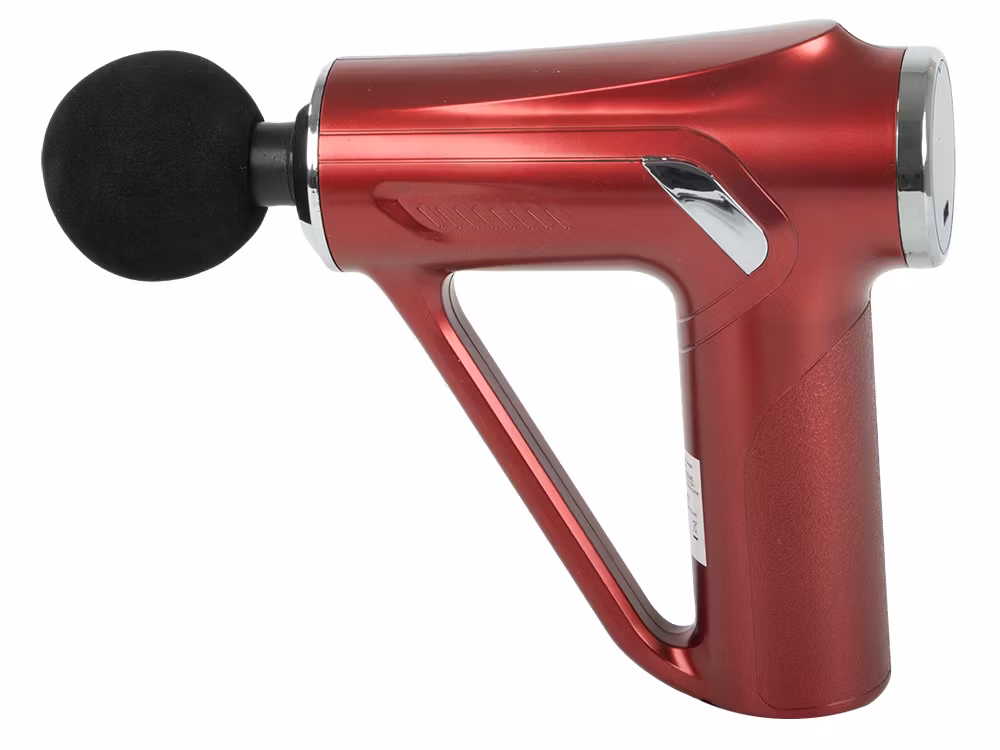 Massagepistol för Rygg, Kropp & Ben – Stark Muskelmassage med 4 Utbytbara Munstycken