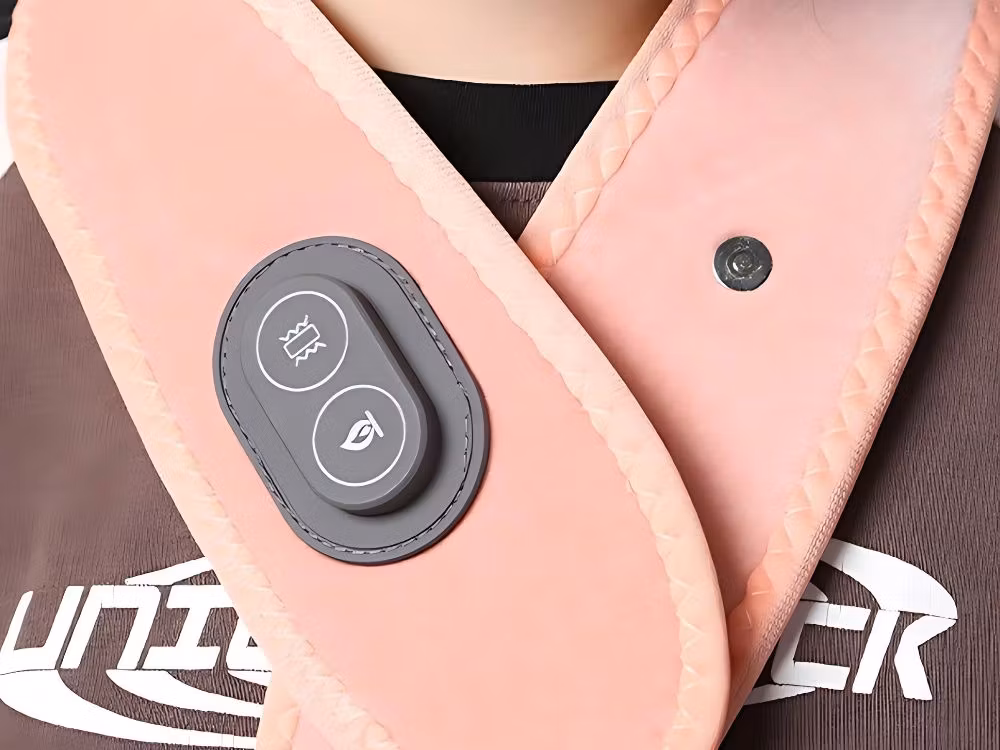 Shiatsu Massage - Nakkemassageapparat til nakke, ryg og skuldre - Beige