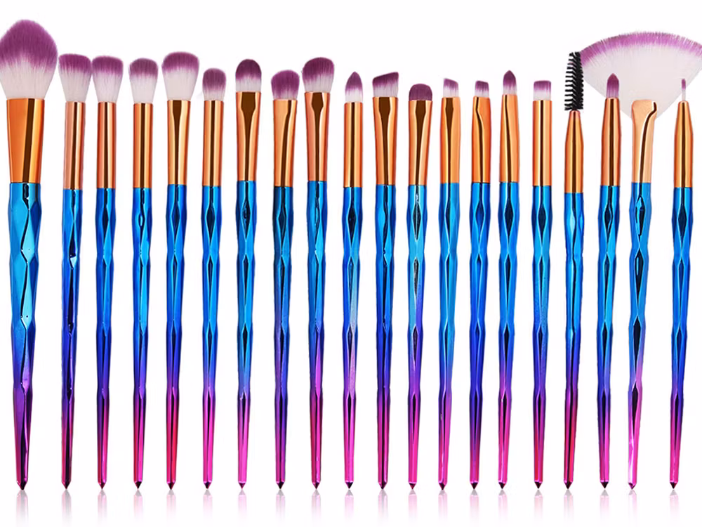 Professionellt Sminkborstset 20 Delar – Komplett Makeupborstar Kit