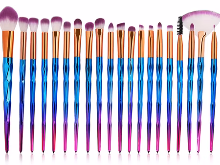 Professionellt Sminkborstset 20 Delar – Komplett Makeupborstar Kit