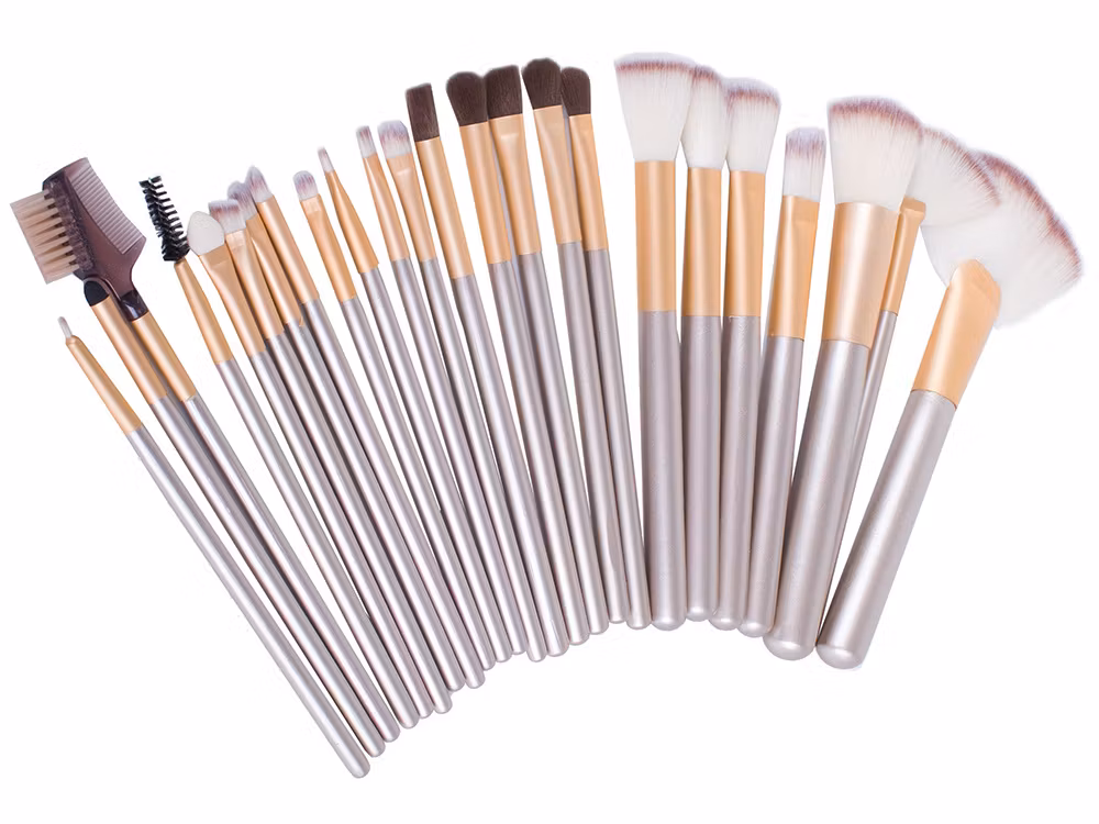 Professionellt Sminkborstset 24 Delar – Komplett Makeupborstar Kit