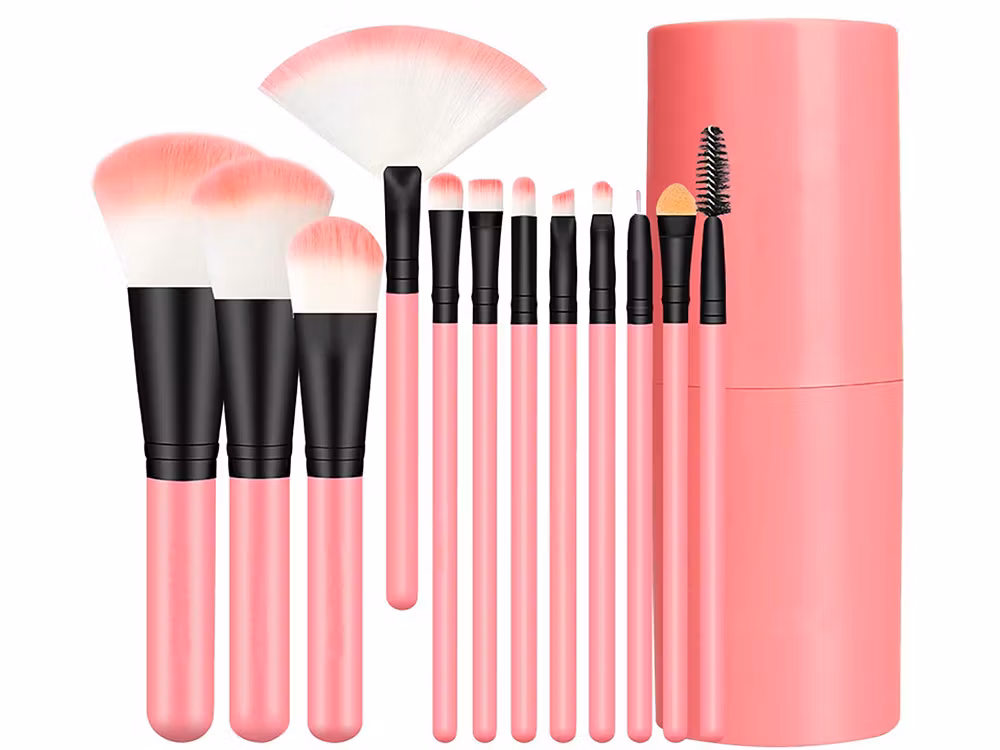 Sminkekostsett - Et sett med profesjonelle sminkekoster, 10 deler