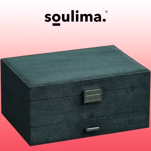 Smyckeskrin – Smyckesförvaring med Fack för Ringar & Halsband