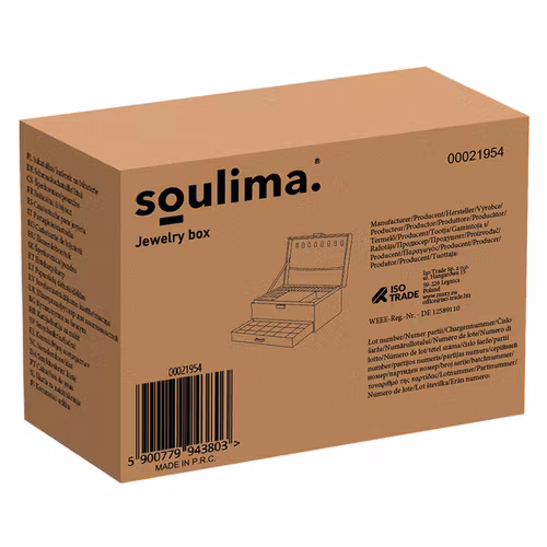 Smyckeskrin – Smyckesförvaring med Fack för Ringar & Halsband