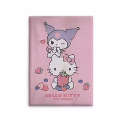 Hello Kitty Fruits fleecefilt 100x140cm
