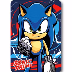 Sonic the Hedgehog fleecefilt – Energy Throw 100x140 cm | Mjuk & varm barnfilt