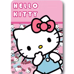 Hello Kitty fleecefilt – Cutie 100x140 cm | Mjuk & mysig barnfilt