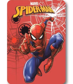 Spider-Man fleecepläd röd – 100x140 cm