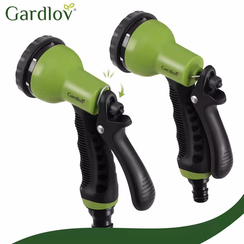 Automatisk Trädgårdsslangvinda 30 m – GARDLOV Väggmonterad Slangvinda med 7-läges Sprutpistol, 180° Rotation