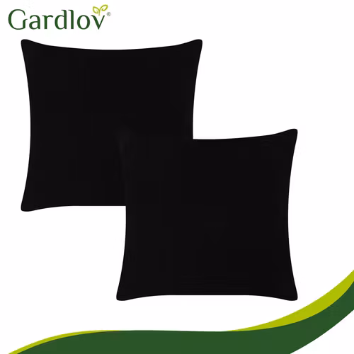 Hängstol 210 cm Svart – GARDLOV Boho Hänggunga med Kuddar, Metallstång & Hopfällbar Design