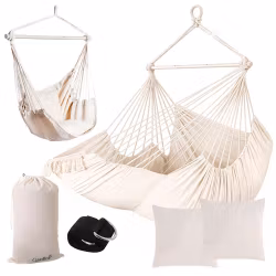 Hängstol - gunga 210 cm beige