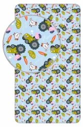 Peppa Pig George’s Traktor dra-på-lakan 90x200 cm