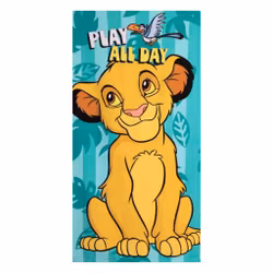 Disney Lejonkungen Strandhandduk 70x140 cm – Snabbtorkande