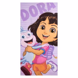 Dora Utforskaren “Happy” Strandhandduk 70x140 cm – Snabbtorkande