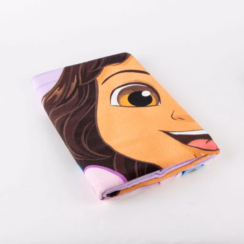 Dora Utforskaren “Happy” Strandhandduk 70x140 cm – Snabbtorkande