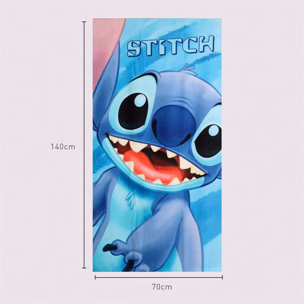 Disney Lilo & Stitch “Big Smile” Badhandduk 70x140 cm – Fast Dry