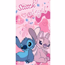 Disney Lilo & Stitch “Love Duo” Strandhandduk 70x140 cm – Snabbtorkande