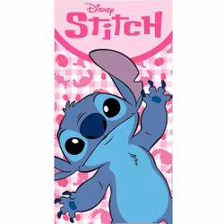 Disney Lilo & Stitch Strandhandduk 70x140 cm Rosa – Snabbtorkande