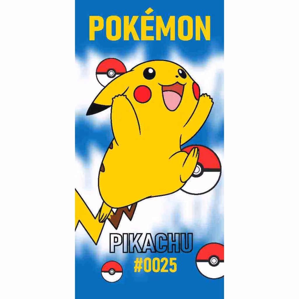 Pokémon 0025 Strandhandduk 70x140 cm – Bomull