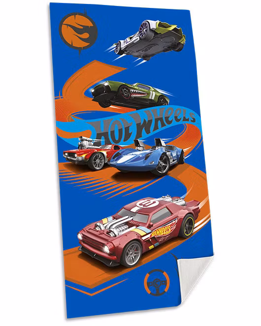 Hot Wheels “Paw-fect” Strandhandduk 70x140 cm – Bomull