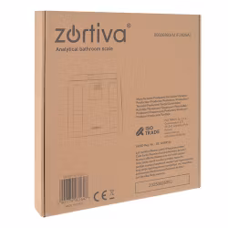 Analytisk badrumsvåg Bluetooth – ZORTIVA Smart Premium