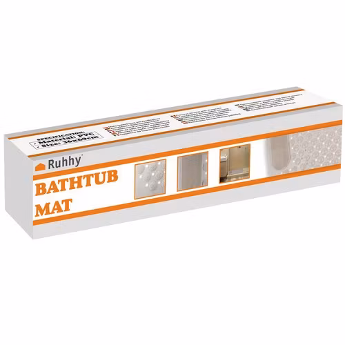 Sklisikker badematte Ruhhy 24495 – Massasje og sikkerhet i dusjen og badekaret
