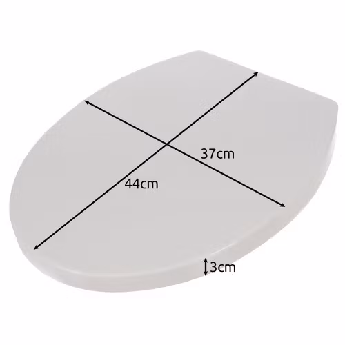 Myktlukkende toalettsete – Avtakbart og universelt i hvitt design