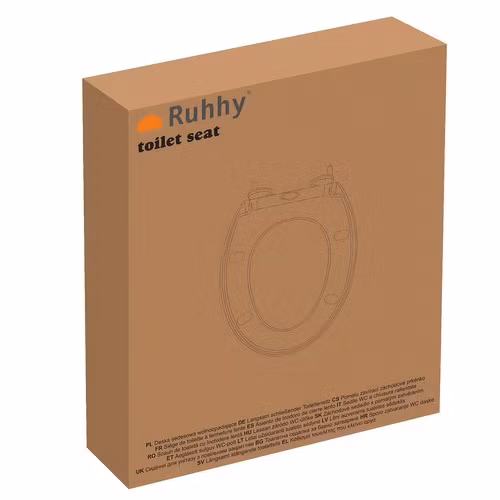 Myktlukkende toalettsete – Avtakbart og universelt i hvitt design