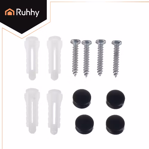 Sort brusehyldesæt med 2 – Vægmonteret badeværelseshylde i aluminium