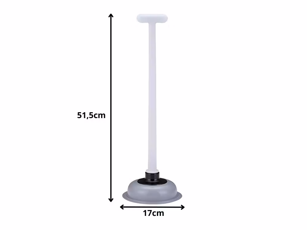 Sugkopp för toalett, handfat och kök – stark gummisugkopp med sugkopp