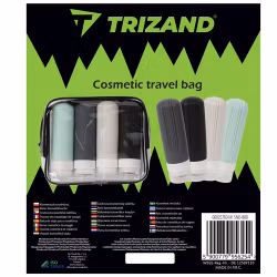 Reseflaskor Flygplan 4x90ml – Necessär & TSA Godkänd | TRIZAND