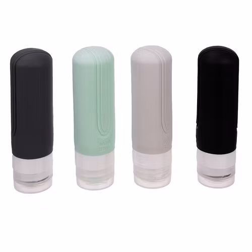 Reseflaskor Flygplan 4x90ml – Necessär & TSA Godkänd | TRIZAND