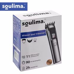 Soulima 8-i-1 Trimmer – Hårklippare & Skäggtrimmer USB-C IPX6