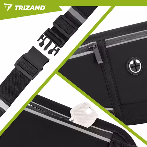 Löparbälte Midjeväska – Sportväska för Mobil & Träning - TRIZAND